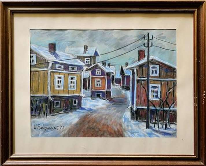 Signed and Dated Original Pastel Painting