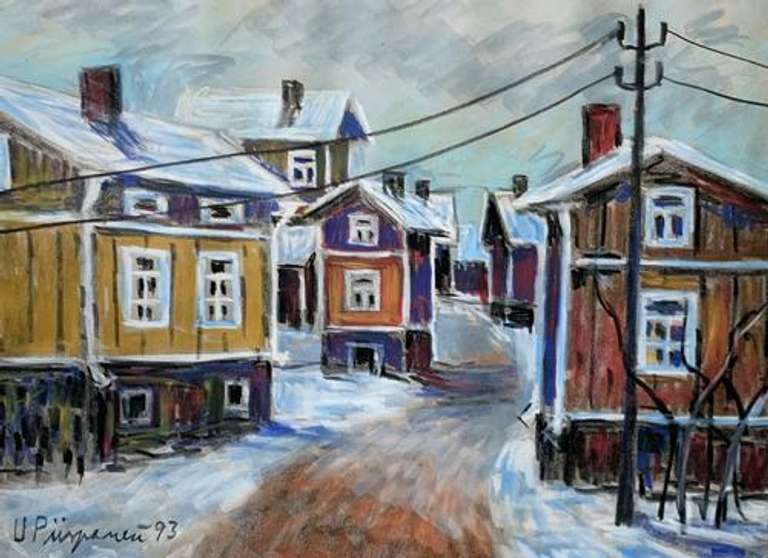 Signed and Dated Original Pastel Painting