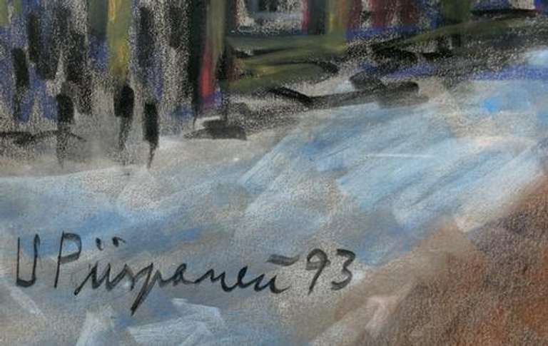 Signed and Dated Original Pastel Painting