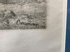 Sheep in The Pasture Ink on Paper