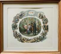 Vintage The jeweler Gold & Silver workers Lithograph