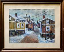 Signed and Dated Original Pastel Painting