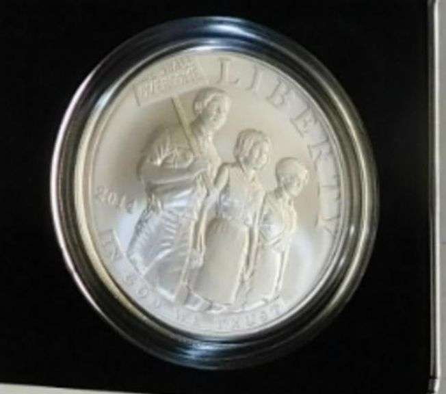 2014 Unc Civil Rights Silver Dollar