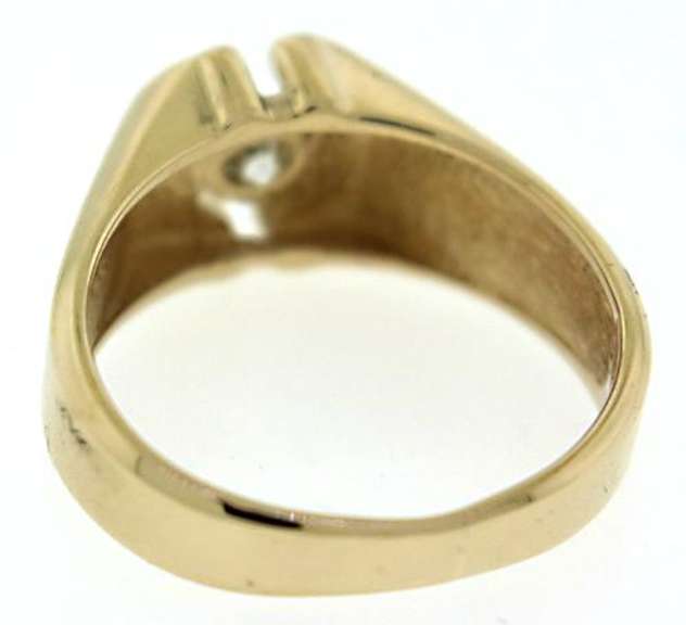 Handsome 14kt YG Gents Diamond Band Ring