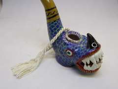 Hand Formed Kiln Fired Clay Pipe