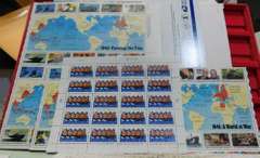 Stamp Sheets: World War Two,  $18.00 face
