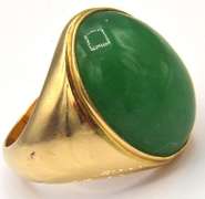 14kt Yellow Gold Emerald Ring