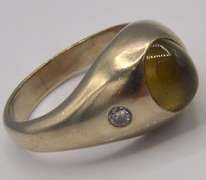 14kt Gold Chrysoberyl Cat's Eye Ring