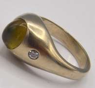 14kt Gold Chrysoberyl Cat's Eye Ring