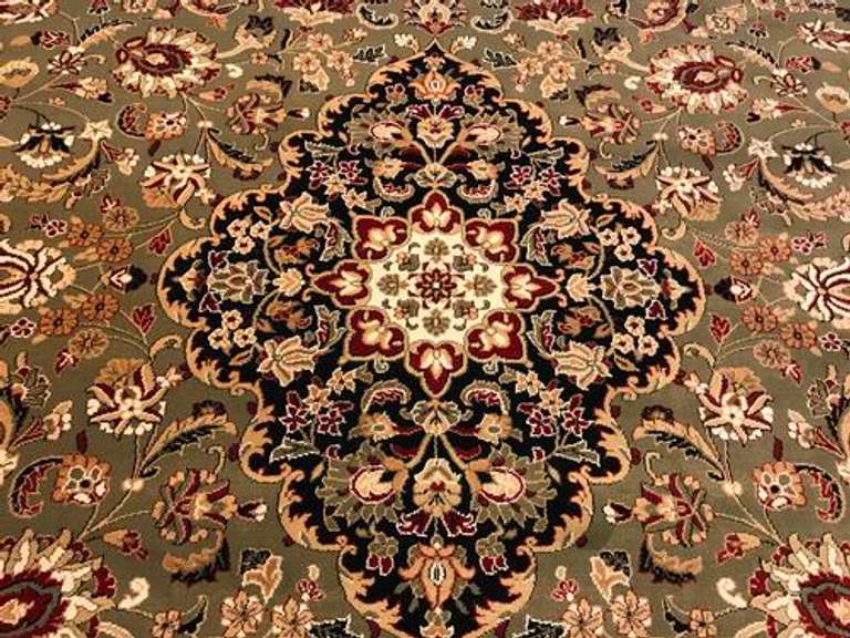 Detailed Traditional Medallion Design Area Rug 8x11