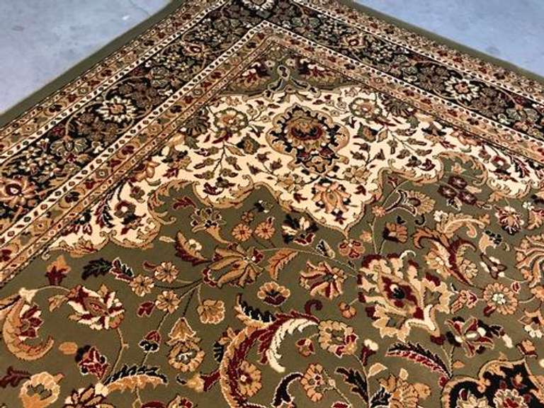 Detailed Traditional Medallion Design Area Rug 8x11