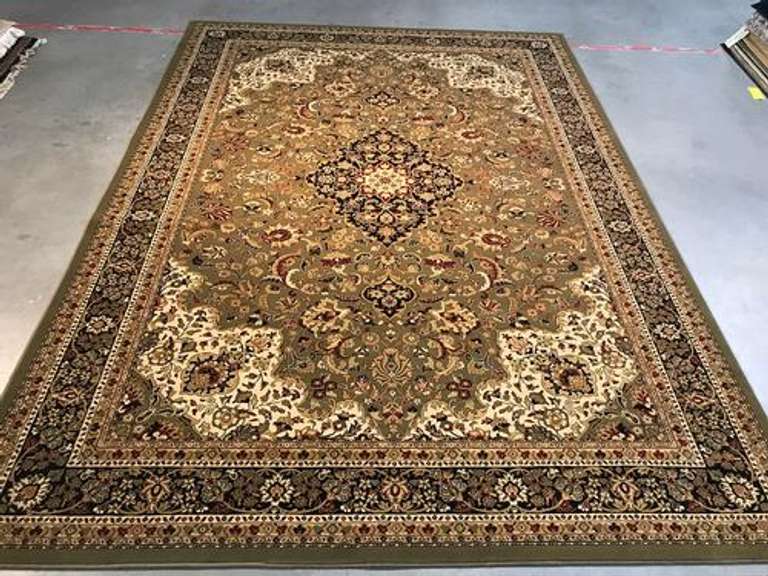 Detailed Traditional Medallion Design Area Rug 8x11