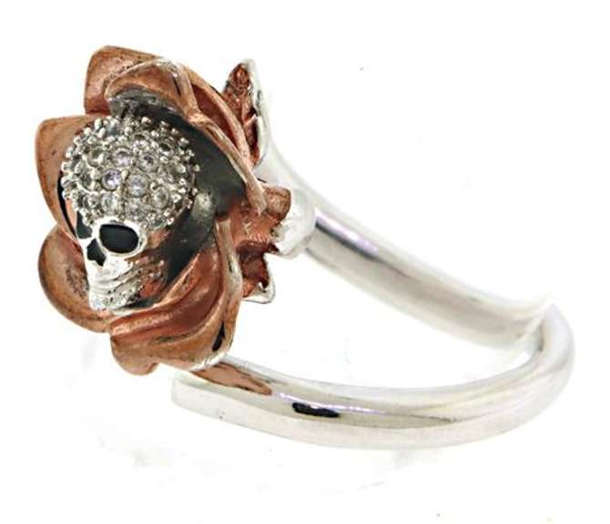 Two Tone Cubic Zirconia Ring