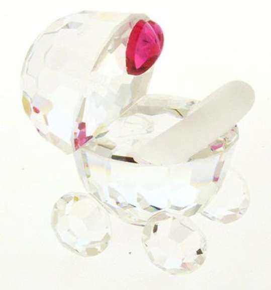 Pink Stroller Figurine