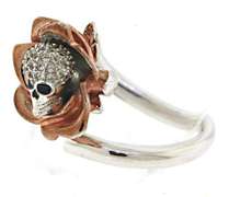 Two Tone Cubic Zirconia Ring