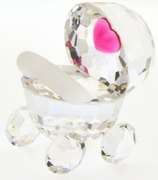 Pink Stroller Figurine