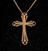 14KT Cross Pendant & Chain