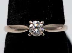 Sweet 0.25CT Solitaire Diamond Ring in 14KT Gold