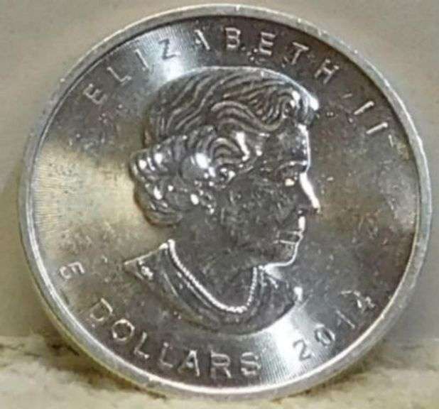 Canada 2014 Silver Maple Leaf, 1 ounce Silver
