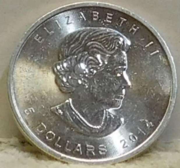 Canada 2014 Silver Maple Leaf, 1 ounce Silver