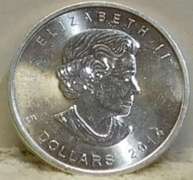 Canada 2014 Silver Maple Leaf, 1 ounce Silver