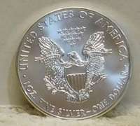 Colorized Silver Eagle, one ounce 999 fine Silver