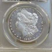 1887 Morgan Dollar PCGS MS-64 DMPL, Spectacular !