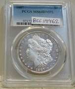 1887 Morgan Dollar PCGS MS-64 DMPL, Spectacular !