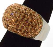 Preciosa 'Brillant' Ring-Peach