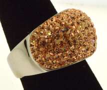 Preciosa 'Brillant' Ring-Peach