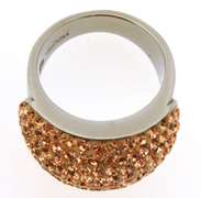 Preciosa 'Brillant' Ring-Peach