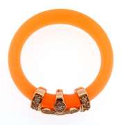 Preciosa 'A La Mode' Clover on Orange Ring