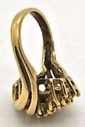 LADIES 14K YELLOW GOLD RING