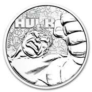 2019 Tuvalu 1oz Silver Marvel Series Hulk