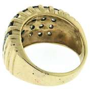 Stunning 7 Row Diamond Channel Set Ring