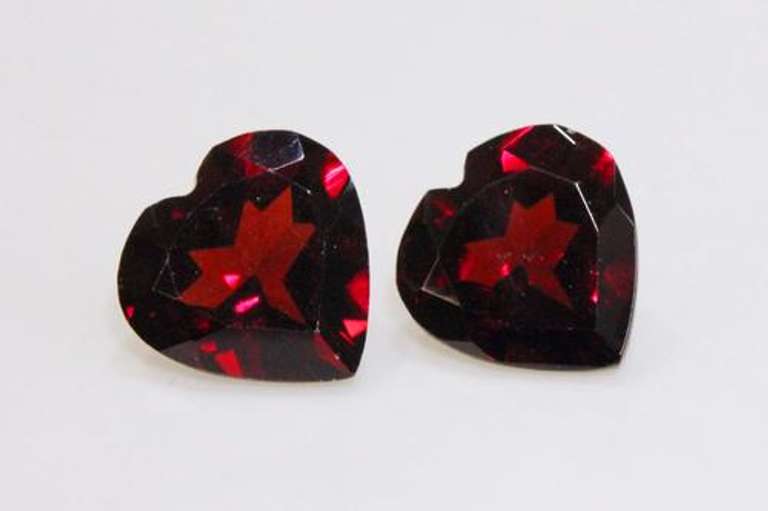 Attractive Natural Garnet Pair - 3.80 cts.