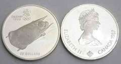 5 1976- Canada $20 Silver Winter Olympics  Proof Coins