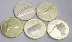 5 1976- Canada $20 Silver Winter Olympics  Proof Coins