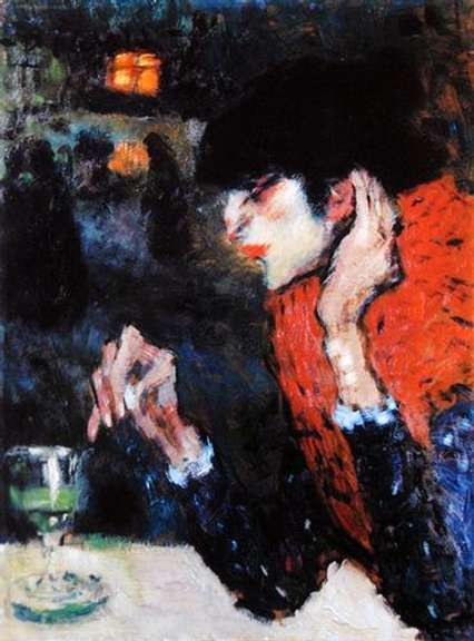 Pablo Picasso, The Absinthe Drinker
