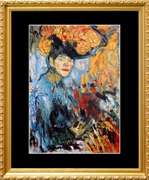 Pablo Picasso, Woman At The Theater