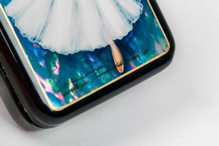 AMAZING RUSSIAN BALLERINA LACQUER BOX