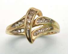 Fancy Diamond Ring In Gold