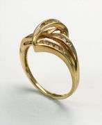 Fancy Diamond Ring In Gold