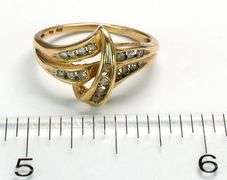 Fancy Diamond Ring In Gold