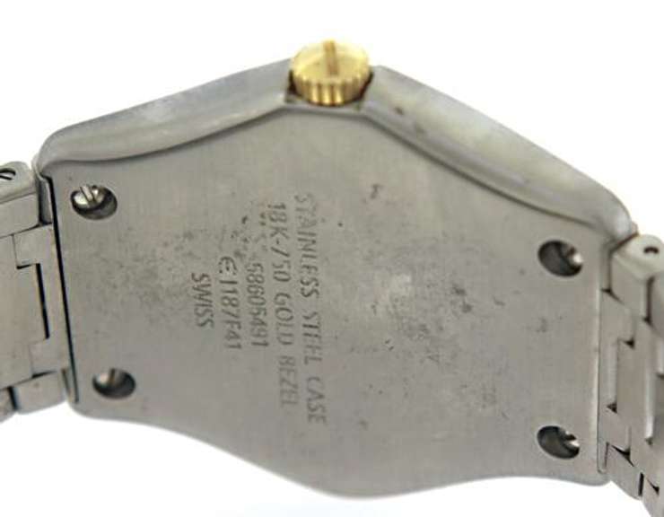 Ebel Classic Wave 2 Tone White Roman Dial Watch