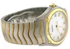 Ebel Classic Wave 2 Tone White Roman Dial Watch