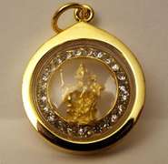 Rare Swarovski Crystal Thai/Hindu God Pendant Braham