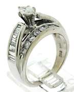 Nice Marquise Round Brilliant & Baguette Diamond Ring