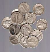 Half Roll of 20 Silver Mercury Dimes