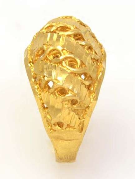 Gold Dome Ring, Size 4.75